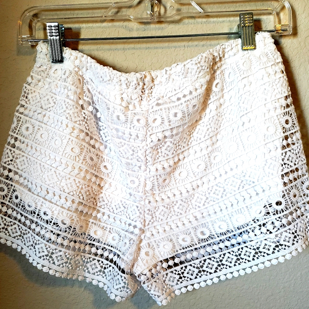 Sleepwear lace shorts
